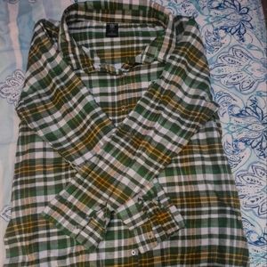 Ladies Green Bay long sleeve flannel